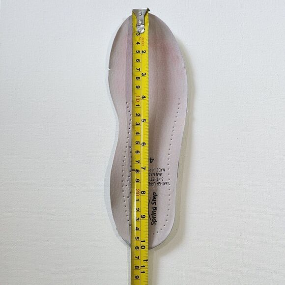 Spring Step Leather Upper Slip On Shoes Cut Out Flats Beige Size 9US 40 Portugal - Picture 7 of 16